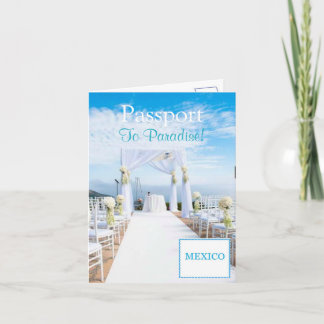 Passport-inbjudningskort|5,6 x 4 inbjudan