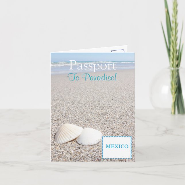 Passport-inbjudningskort|5,6 x 4 inbjudan (Framsida)