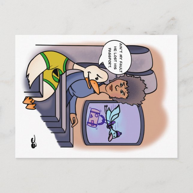 Passport  vykort (Framsida)