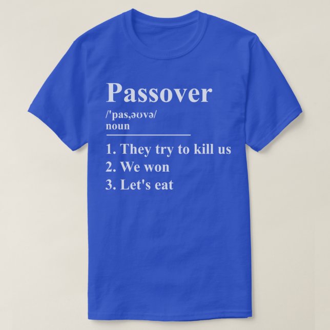 Passsover definition 2 t shirt (Design framsida)