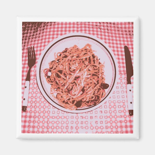 Pasta Aldente! Magnet (Framsidan)