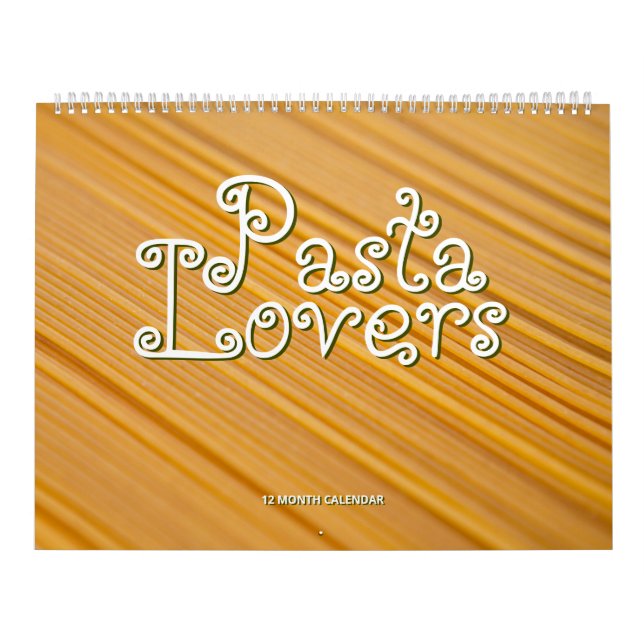 Pasta Älskare Kalender (Omslag)
