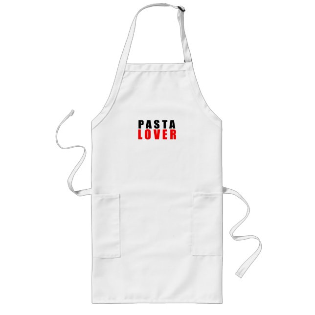 Pasta älskare långt förkläde (Framsidan)