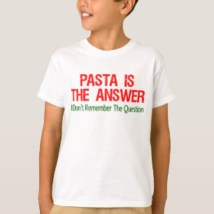 Pasta är svaret t-shirt