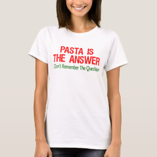 Pasta är svaret t-shirt