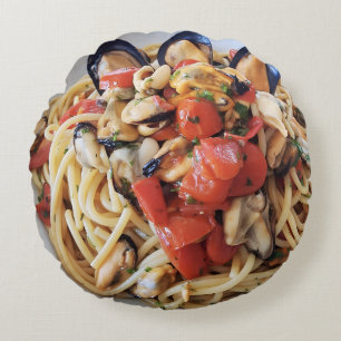 Pasta Art Dekorativ kudde - Realistiskt italienskt