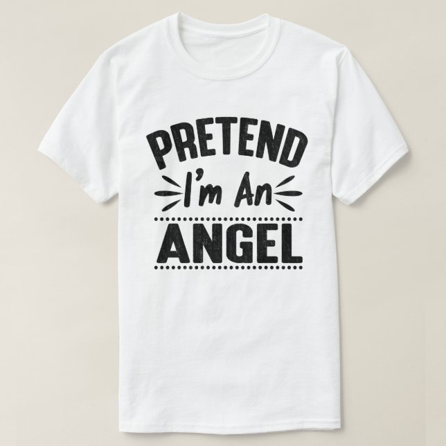 Påstå att jag är en Almond Nöt Easy Halloween Cost T Shirt (Design framsida)