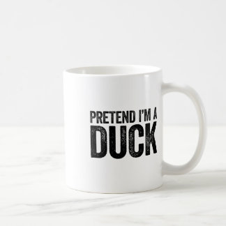 Påstå att jag är en Anka matchande Kids Vuxen Anka Kaffemugg