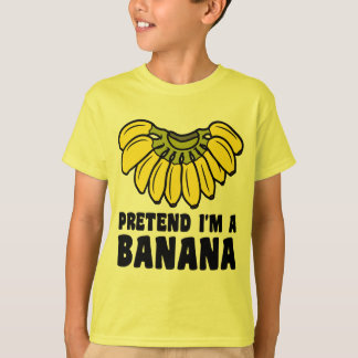 Påstå att jag är en banana lazy Halloween-kostym T Shirt