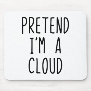Påstå att jag är en Cloud Costume Halloween Lazy A Musmatta