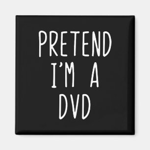 Påstå att jag är en dvd Costume Halloween Funny La Magnet