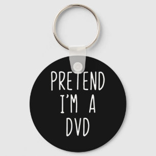 Påstå att jag är en dvd Costume Halloween Funny La Nyckelring