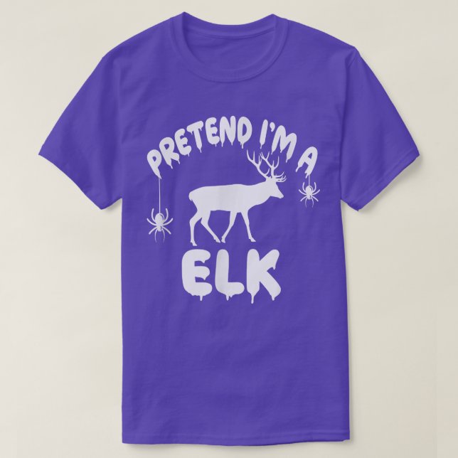 Påstå att jag är en Elk - Spooky Cute Simple Quick T Shirt (Design framsida)