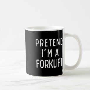 Påstå att jag är en Forklift Matching Costume Funn Kaffemugg