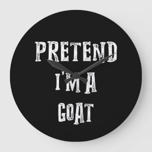 Påstå att jag är en goat Halloween Costume Stor Klocka
