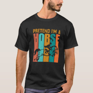 Påstå att jag är en hässe Lazy Costume Halloween V T Shirt