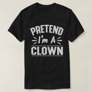 Påstå att jag är en klok, lätt lazy Halloween Cost T Shirt