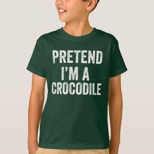 Påstå att jag är en krokodil, roligt Halloween Cos T Shirt