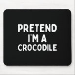 Påstå att jag är en krokodil Roligt Lazy Grönt Hal Musmatta<br><div class="desc">Påstå att jag är en krokodil Roligt Lazy Grönt Halloween Costume</div>