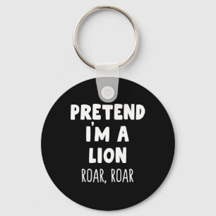 Påstå att jag är en Lejon Roar Halloween Costume F Nyckelring