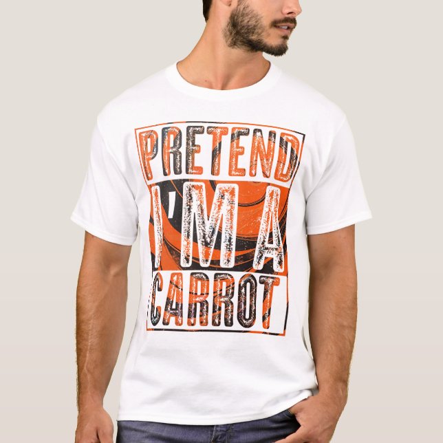 Påstå att jag är en morot.. Halloween T Shirt (Framsida)