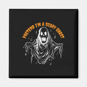 Påstå att jag är en Scary Ghost Halloween Costume Magnet