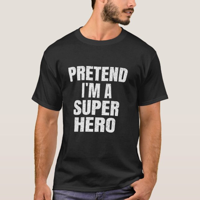 Påstå att jag är en superhjältefamilj, Easy Hallow T Shirt (Framsida)