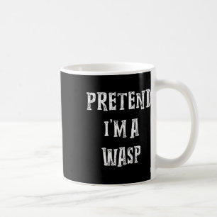 Påstå att jag är en Wasp Halloween Costume Par Mat Kaffemugg