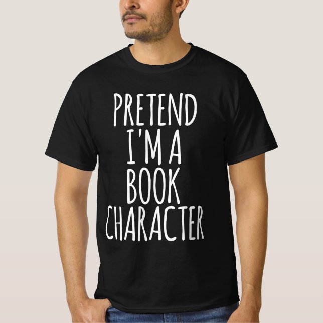 Påstå att jag är ett Bok-tecken - Costume Hallowee T Shirt (Framsida)