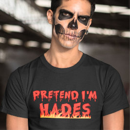 Påstå att jag är Hades Horror Creepy Halloween Cos T Shirt
