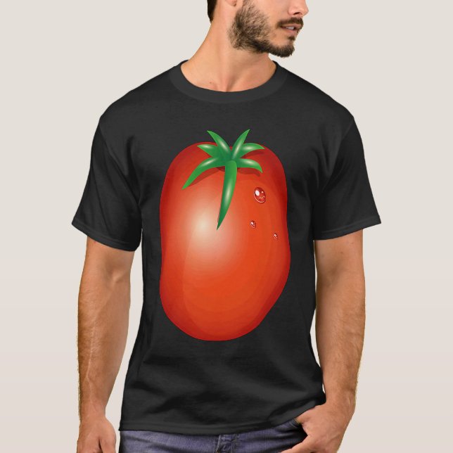 Påstå att jag är Tomato Sliced Halloween Costumes  T Shirt (Framsida)
