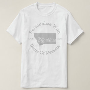 Påstå av den Montana PERSONLIGT-tröja T Shirt