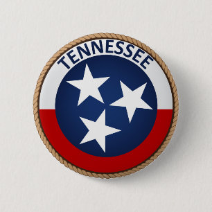 Påstå av den Tennessee flagga förseglar knäppa Knapp