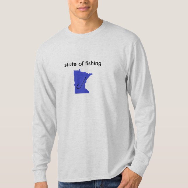 Påstå av fiske! t-shirt (Framsida)