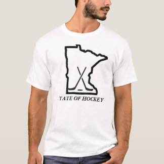 Påstå av hockey t-shirt