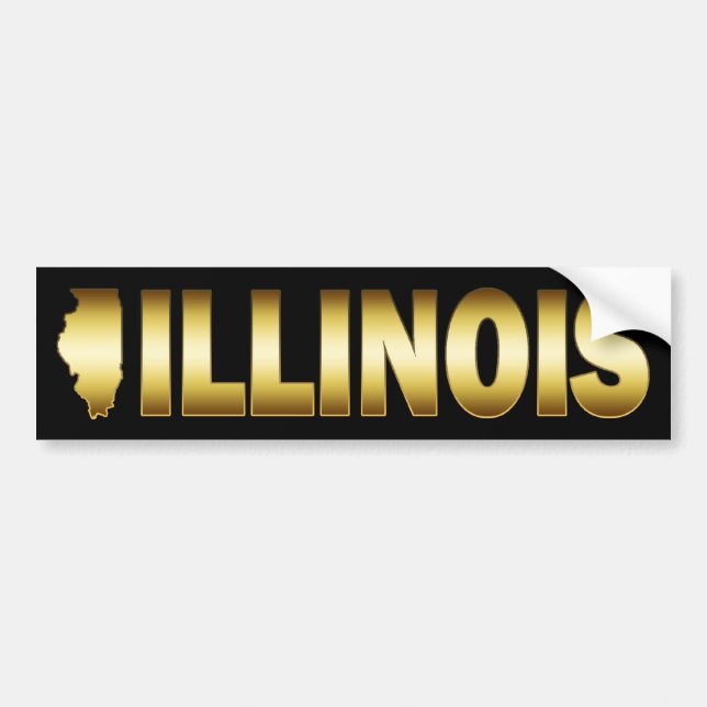 PÅSTÅ AV ILLINOIS BILDEKAL (Framsidan)