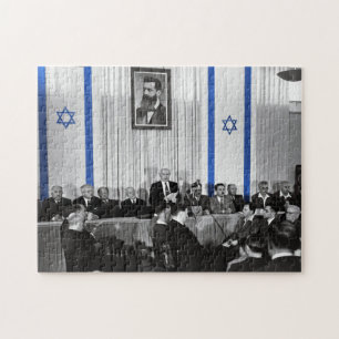 Påstå av Israel förklarade - maj 18, 1948 Pussel
