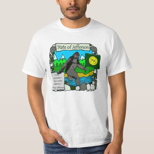 Påstå av Jefferson Tee Shirt (Framsida)