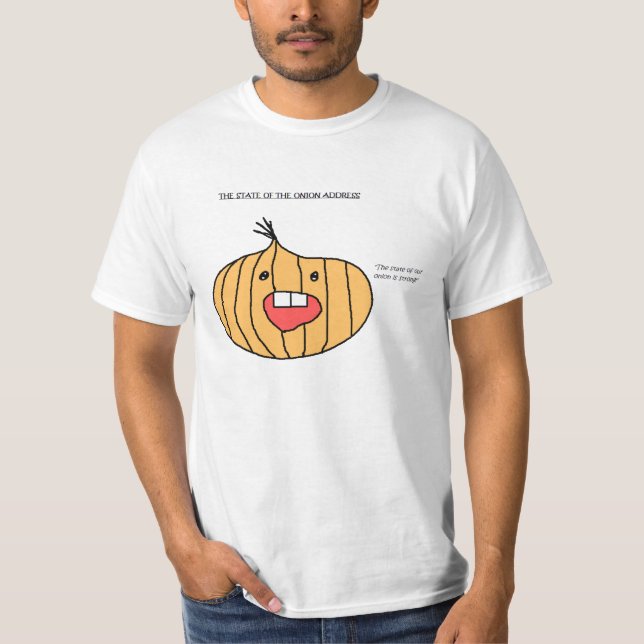 Påstå av löken tee shirt (Framsida)