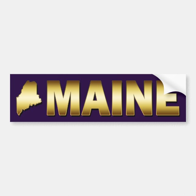 PÅSTÅ AV MAINE BILDEKAL (Framsidan)