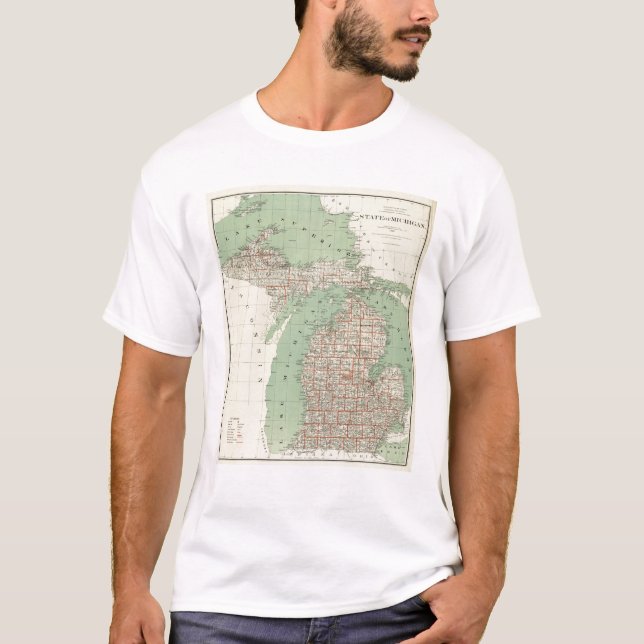 Påstå av Michigan T-shirt (Framsida)