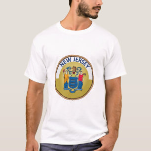 Påstå av nytt - jerseyflagga förseglar T-tröja T Shirt