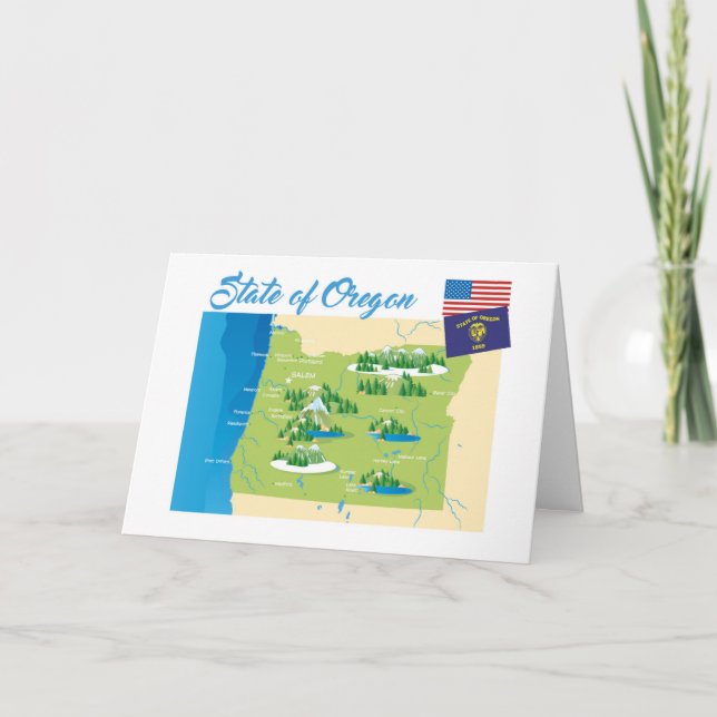 Påstå av Oregon Kort (Framsida)