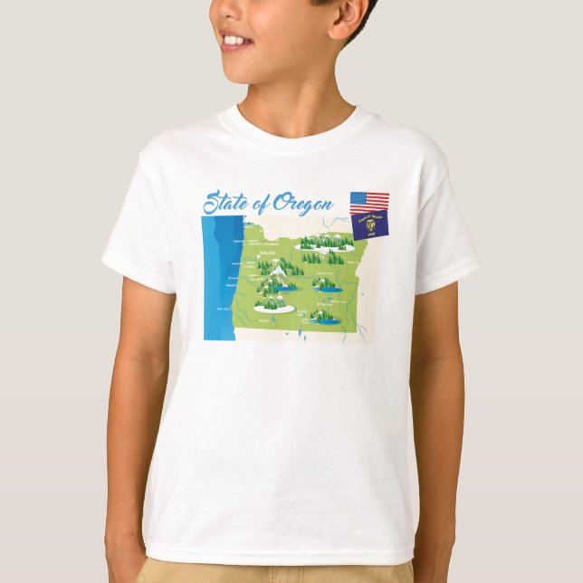 Påstå av Oregon T Shirt (Framsida)