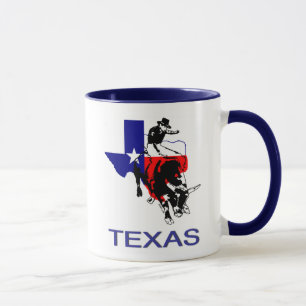Påstå av ryttare för Texas Rodeotjur Mugg