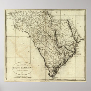 Påstå av South Carolina Poster