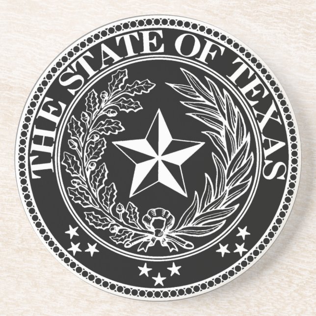 Påstå av Texas kustfartygsvart Underlägg (Framsidan)