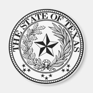 Påstå av Texas magnetvit Magnet