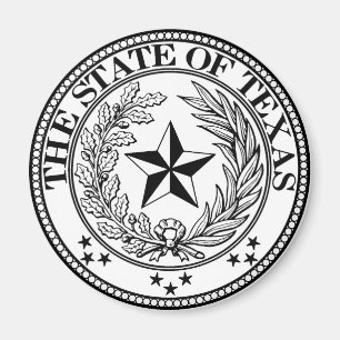 Påstå av Texas magnetvit Magnet