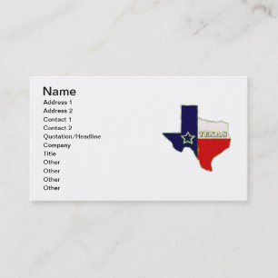 PÅSTÅ AV TEXAS VISITKORT